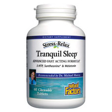 Tranquil Sleep Chewable 60 Tablets, Natural Factors