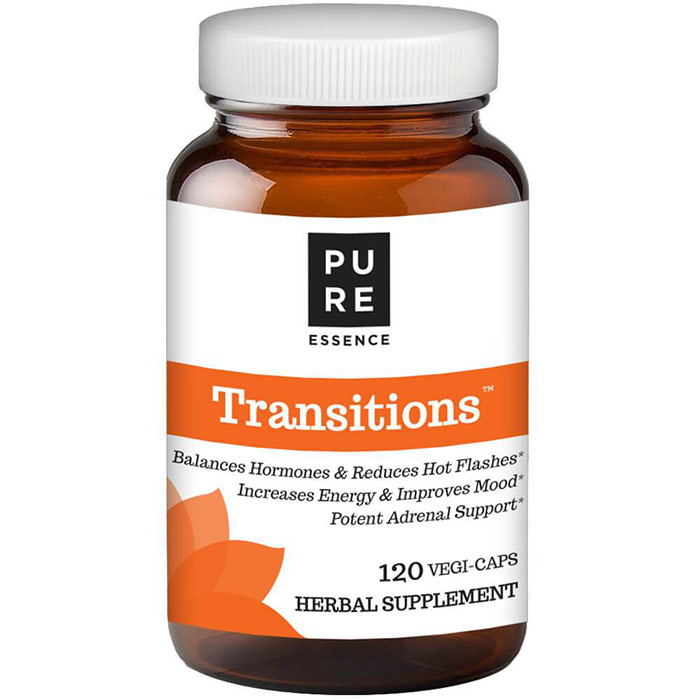 Transitions, Menopause Herbal Blend, 120 Vegetarian Capsules, Pure Essence Labs