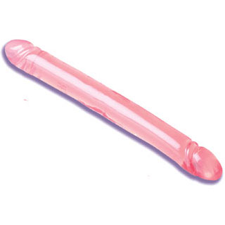 Translucence 18 Inch Smooth Double Dong, California Exotic Novelties