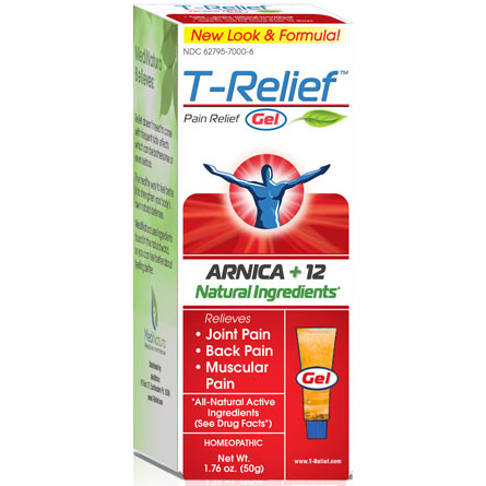 T-Relief Pain Relief Gel, 50 g, MediNatura