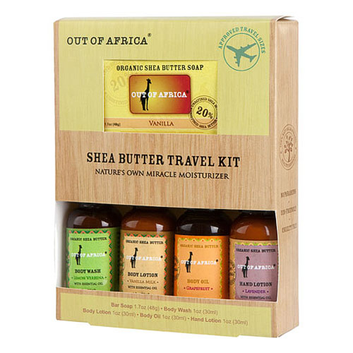 Shea Butter Travel Gift Kit, 5 pc, Out of Africa