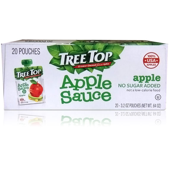 Tree Top Apple Sauce, 20 Pouches (100% USA Apples)