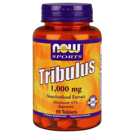 Tribulus 1000 mg, Standardized Extract, 90 Tablets, NOW Foods