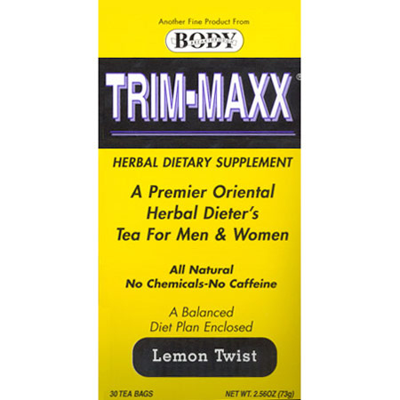 Body Breakthrough Trim-Maxx Tea, Lemon, 30 Tea Bags, Body Breakthrough