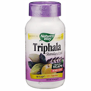 Triphala Extract Standardized 90 vegicaps from Natures Way