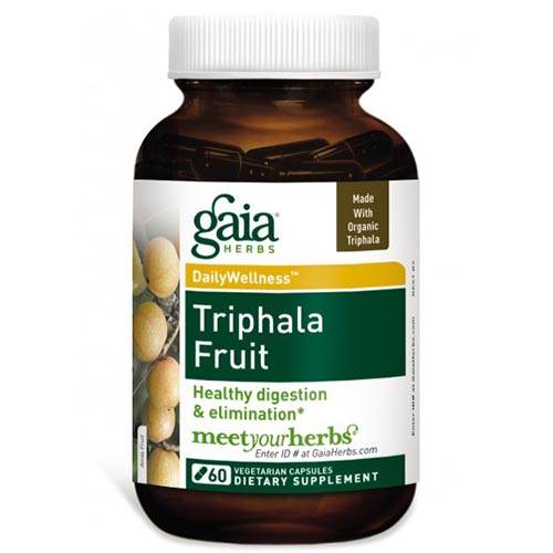 Triphala Fruit, 60 Vegetarian Capsules, Gaia Herbs