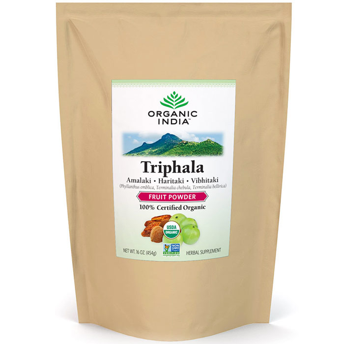 Triphala Fruit Powder, 1 lb, Organic India