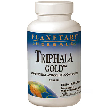 Triphala Gold 1000mg 120 tablets, Planetary Herbals