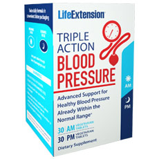 Triple Action Blood Pressure, 60 Vegetarian Tablets, Life Extension