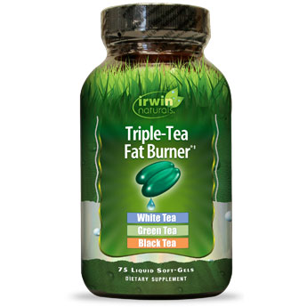 Irwin Naturals Triple Tea Fat Burner, 75 Liquid Soft-Gels, Irwin Naturals