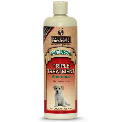 Natural Chemistry Natural Triple Treatment Shampoo for Dogs, 16.9 oz, Natural Chemistry Pet Care