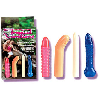 Tropical Vibrations Super-Slender Collection, California Exotic Novelties