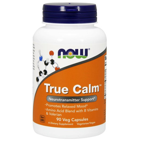 NOW Foods True Calm Amino Acid 90 Capsules, NOW Foods