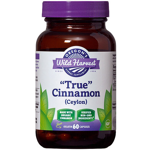 True Cinnamon (Ceylon), Organic, Value Size, 120 Capsules, Oregons Wild Harvest