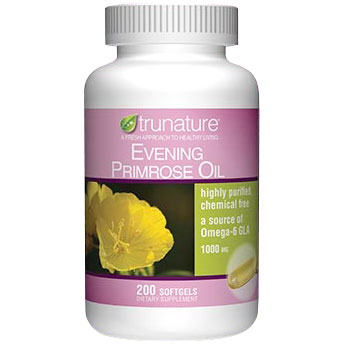 TruNature Evening Primrose Oil 1000 mg, 200 Softgels