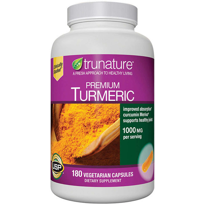 TruNature Premium Turmeric, Meriva Curcumin 1000 mg, 150 Vegetarian Capsules