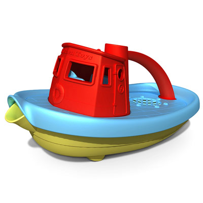 Tugboat Toy (Tug Boat), Red, 1 ct, Green Toys Inc.
