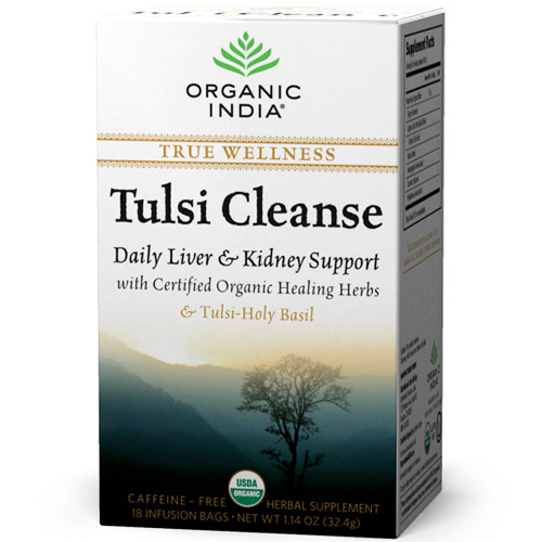 Tulsi Cleanse, True Wellness Tea, 18 Tea Bags, Organic India