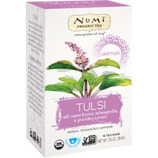 Tulsi Holistic Tea, Gratitude, 16 Bags, Numi Tea