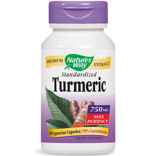 Turmeric Standardized, 60 Vegetarian Capsules, Natures Way