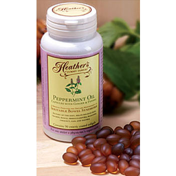 Heathers Tummy Tamers, Peppermint Oil, 90 Enteric Coated Softgels, Heathers Tummy Care