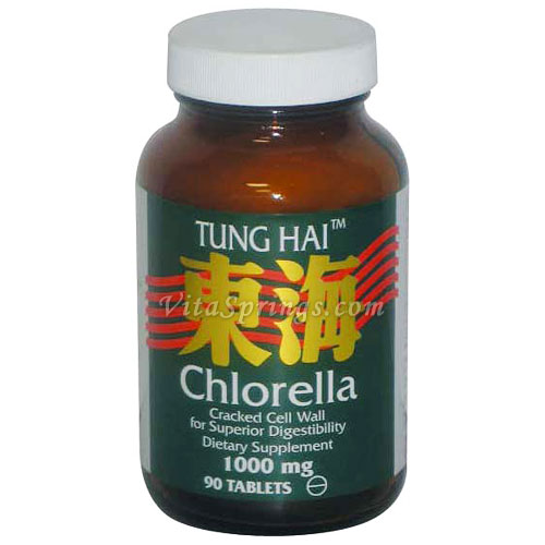 Tung Hai Chlorella 1000 mg, 90 Tablets, LifeTime