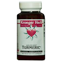 Turmeric, 100 Vegetarian Capsules, Kroeger Herb