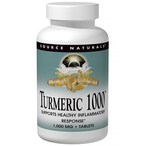 Turmeric 1000, 120 Tablets, Source Naturals