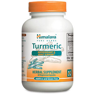 Turmeric, Antioxidant & Joint Support, 30 Vegetarian Capsules, Himalaya Herbal Healthcare