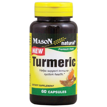 Turmeric, 60 Capsules, Mason Natural