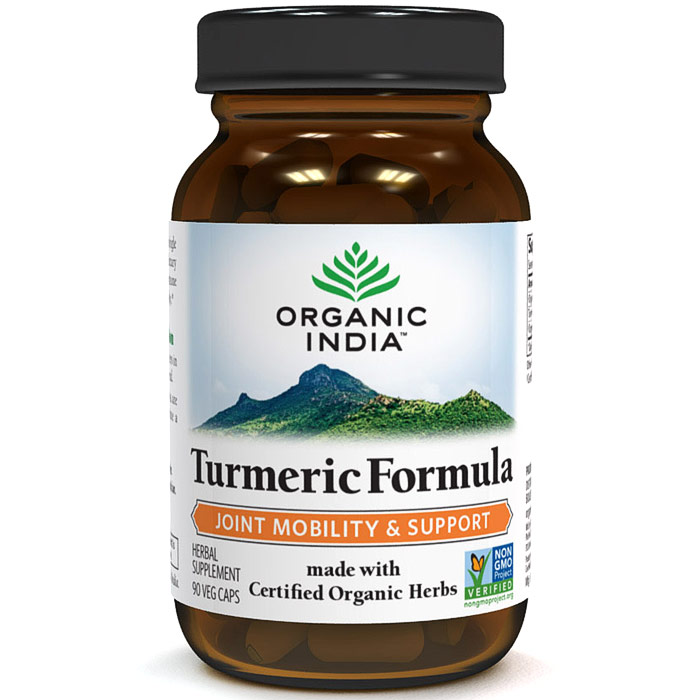 Turmeric Formula, With Organic Herbs, 90 Vegetarian Capsules, Organic India