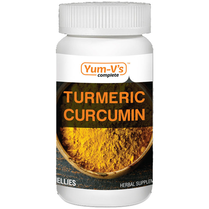 Chewable Turmeric Curcumin, 60 Jellies, Yum-Vs Complete