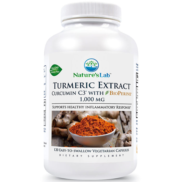 Turmeric Curcumin C3, 120 Vegetarian Capsules, Natures Lab