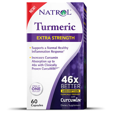 Turmeric Extra Strength, 60 Capsules, Natrol
