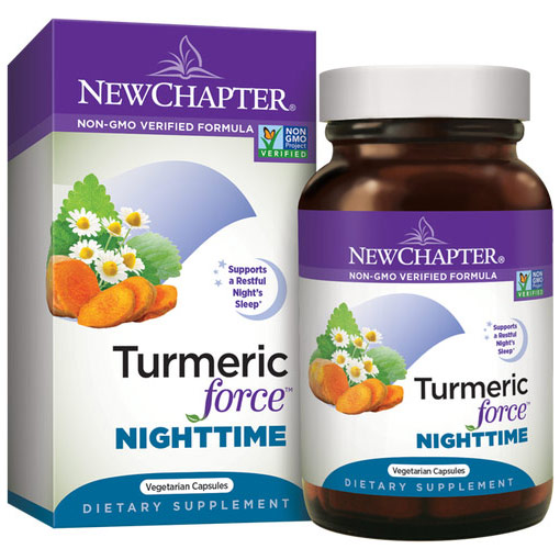 Turmeric Force Nighttime, 60 Vegetarian Capsules, New Chapter