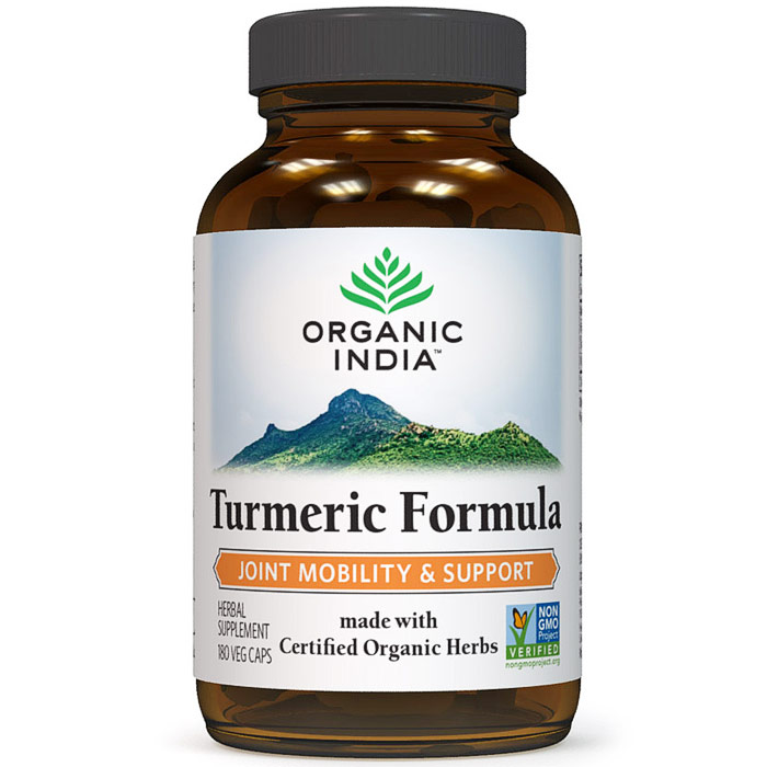 Turmeric Formula, Value Size, 180 Vegetarian Capsules, Organic India