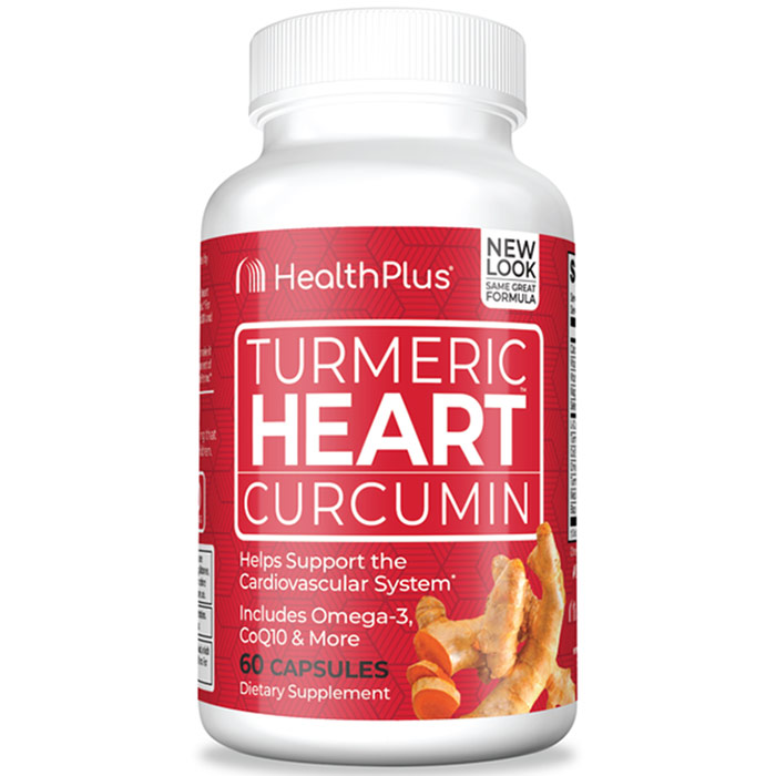 Turmeric Heart, 60 Capsules, Health Plus Inc.