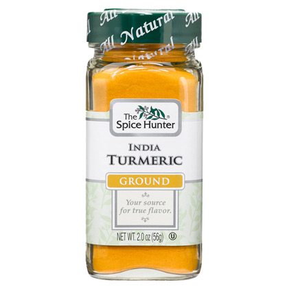Turmeric, India, Ground, 2 oz x 6 Bottles, Spice Hunter