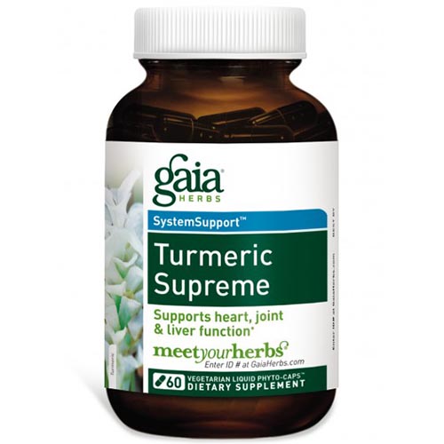 Turmeric Supreme - Extra Strength, 60 Liquid Phyto-Caps, Gaia Herbs
