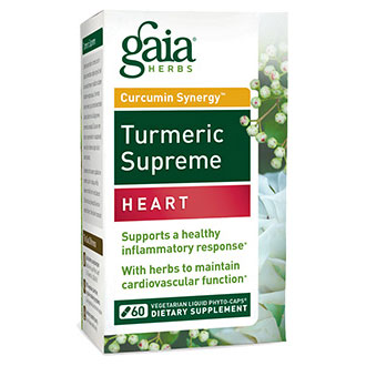 Turmeric Supreme - Heart, 60 Vegetarian Liquid Phyto-Caps, Gaia Herbs