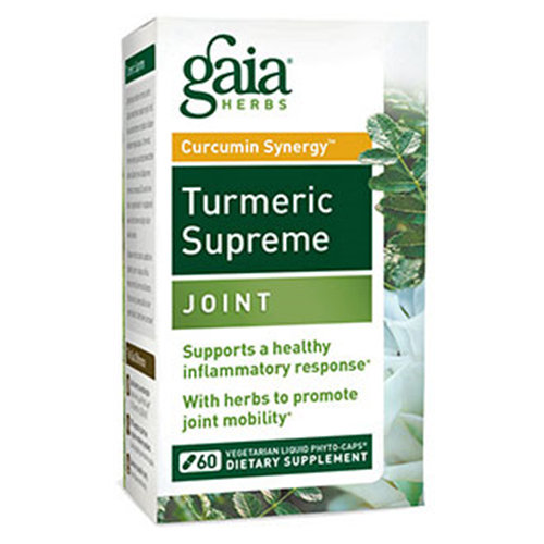 Turmeric Supreme - Joint, 60 Vegetarian Liqiud Phyto-Caps, Gaia Herbs