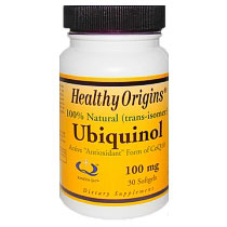 Ubiquinol (Kaneka QH) 100 mg, 30 SoftGels, Healthy Origins