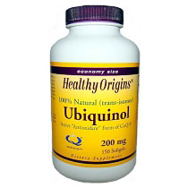Healthy Origins Ubiquinol (Kaneka QH) 200 mg, 150 SoftGels, Healthy Origins