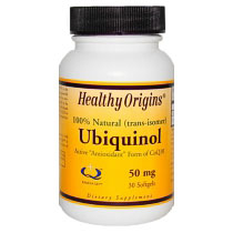 Ubiquinol (Kaneka QH) 50 mg, 30 SoftGels, Healthy Origins