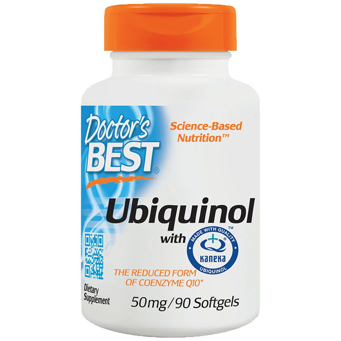 Ubiquinol with Kaneka QH 50 mg, 90 Softgels, Doctors Best