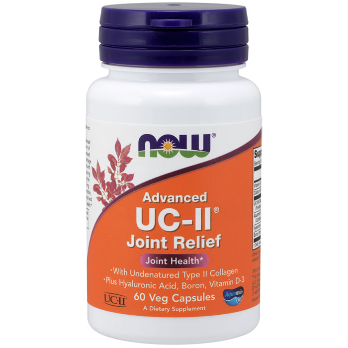 UC-II Advanced Joint Relief, 60 Vegetarian Capsules, NOW Foods