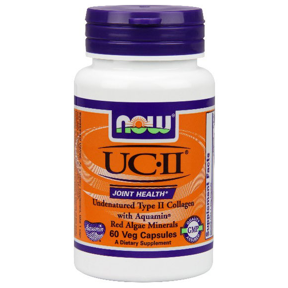 UC-II Joint Health (Type II Collagen), 60 Vcaps, NOW Foods