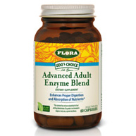 Udos Choice Advanced Adult Enzyme Blend, 60 Capsules, Flora Health