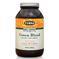 Udos Choice Green Blend Powder, 8.9 oz, Flora Health