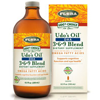 Udos Choice Oil DHA 3-6-9 Blend, 8.5 oz, Flora Health